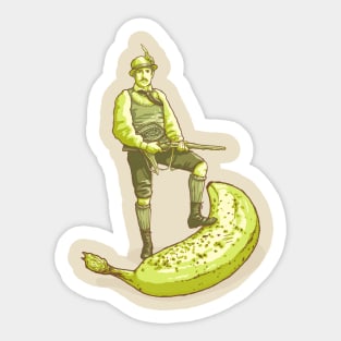 Banana hunter Sticker